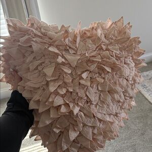 3 for $40Kids Heart Shag Throw Pillow - Blush Pink